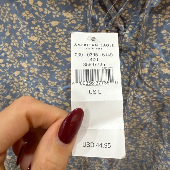 American Eagle Outfitters Blue Floral dress - Picture 7 of 10